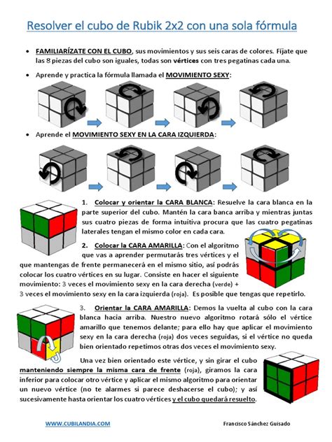 Pasos Cubo Rubik 2x2 Cómo armar un cubo de Rubk de 2x2 | Principiantes - YouTube